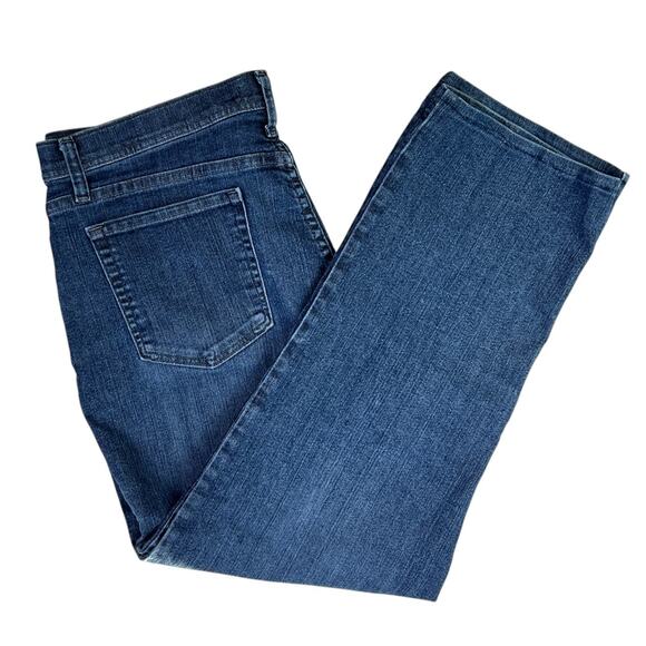 Lee Classic Fit Straight Leg Blue Jeans - At the Waist - Plus Size 16 Petite - Picture 1 of 14